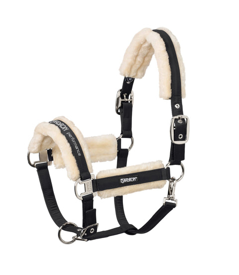 Eskadron Headcollar Double Pin Fauxfur Halster met wol of faux fur - Maddelin Equestrian Eskadron
