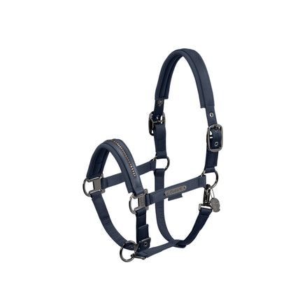 Eskadron Headcollar Double Pin Glossy Crystal Platinum 24 Nylon halsters - Maddelin Equestrian Eskadron