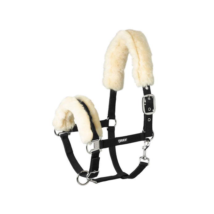 Eskadron Headcollar Pin Buckle Lambskin Nylon halsters - Maddelin Equestrian Eskadron