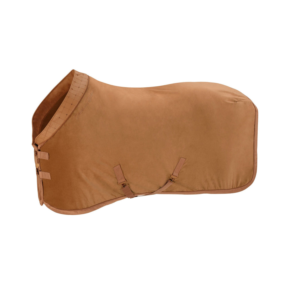 Eskadron Sweat Paardendeken Velvet Crystal Shetty Platinum 23 Cognac Zweetdekens - Maddelin Equestrian Eskadron
