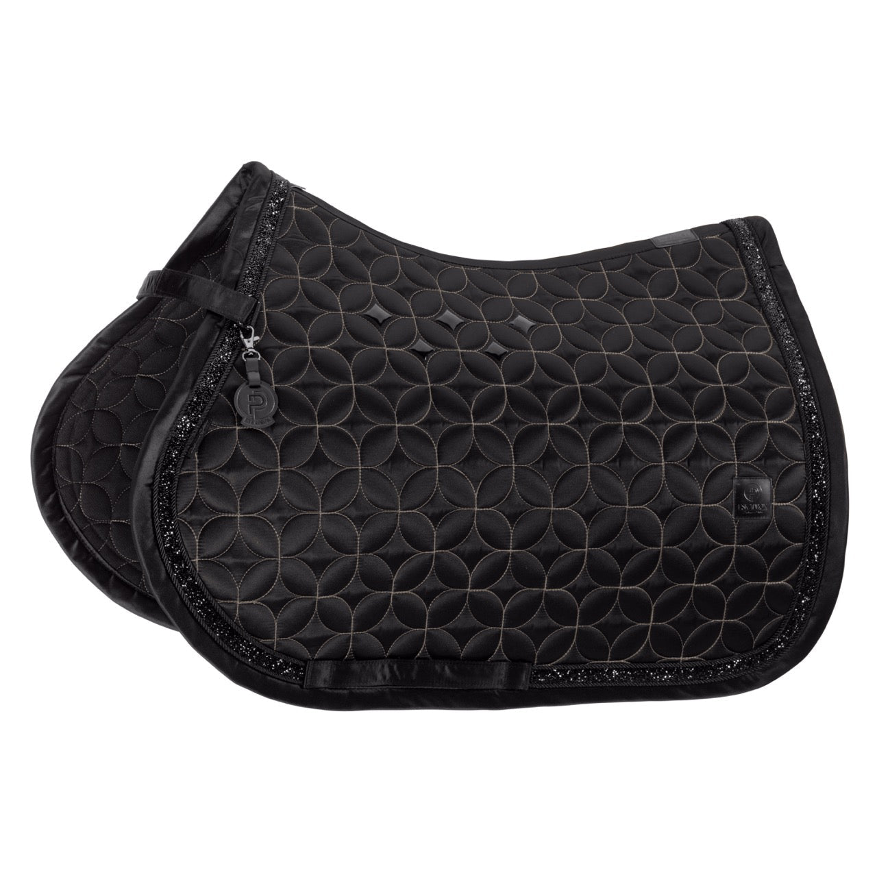 Eskadron Zadeldek Mattgloss Contrast Jewel Platinum 26/27 Zadeldoeken - Maddelin Equestrian