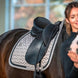 Eskadron Zadeldek Mattgloss Contrast Jewel Platinum 26/27 Zadeldoeken - Maddelin Equestrian