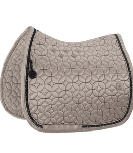 Eskadron Zadeldek Mattgloss Contrast Jewel Platinum 26/27 Zadeldoeken - Maddelin Equestrian
