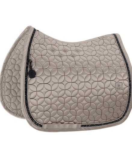 Eskadron Zadeldek Mattgloss Contrast Jewel Platinum 26/27 Zadeldoeken - Maddelin Equestrian