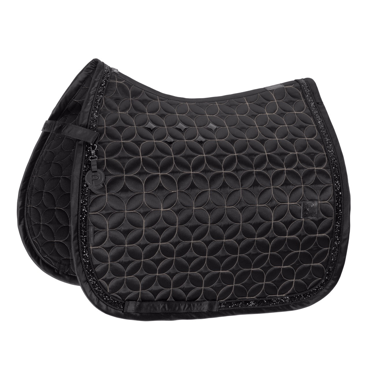 Eskadron Zadeldek Mattgloss Contrast Jewel Platinum 26/27 Zadeldoeken - Maddelin Equestrian