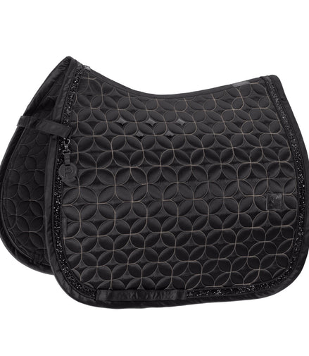 Eskadron Zadeldek Mattgloss Contrast Jewel Platinum 26/27 Zadeldoeken - Maddelin Equestrian