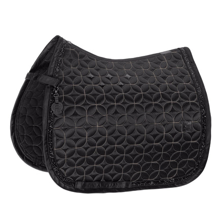 Eskadron Zadeldek Mattgloss Contrast Jewel Platinum 26/27 Zadeldoeken - Maddelin Equestrian