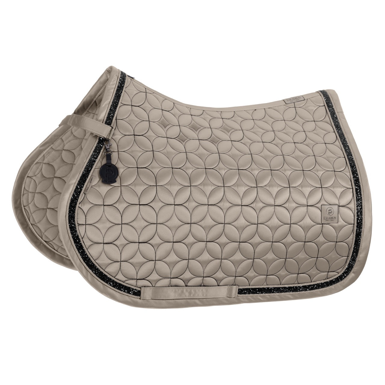 Eskadron Zadeldek Mattgloss Contrast Jewel Platinum 26/27 Zadeldoeken - Maddelin Equestrian