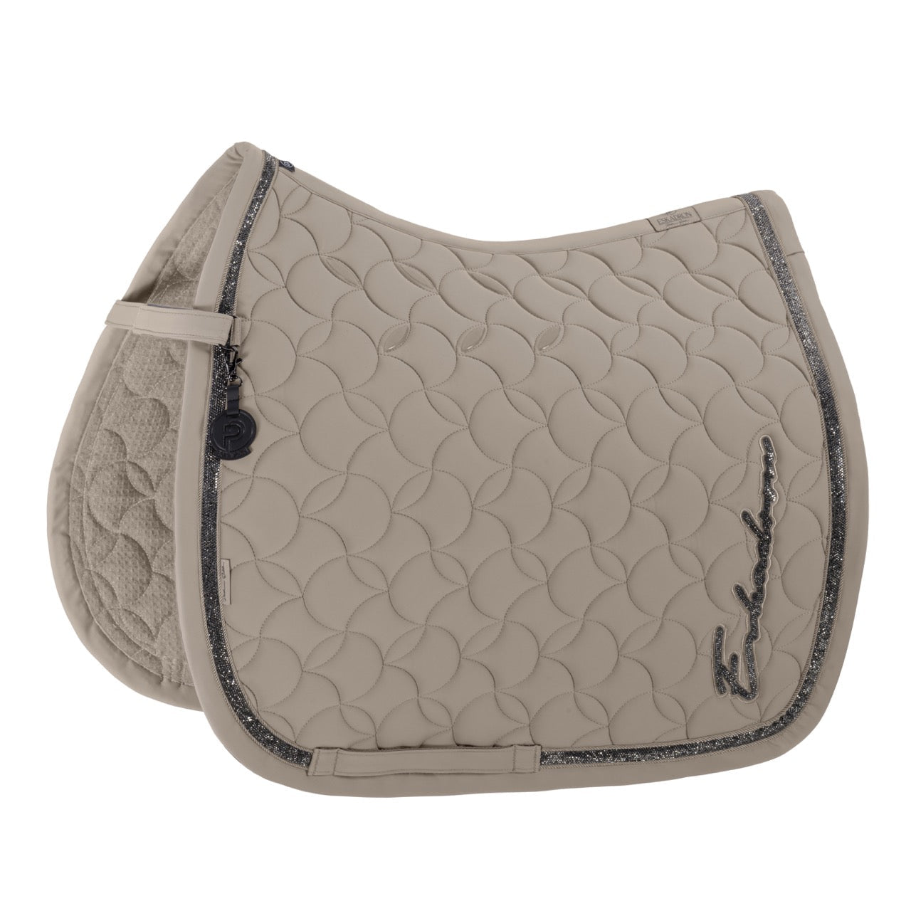 Eskadron Zadeldek Pro Soft Glitter Platinum 26/27 Zadeldoeken - Maddelin Equestrian