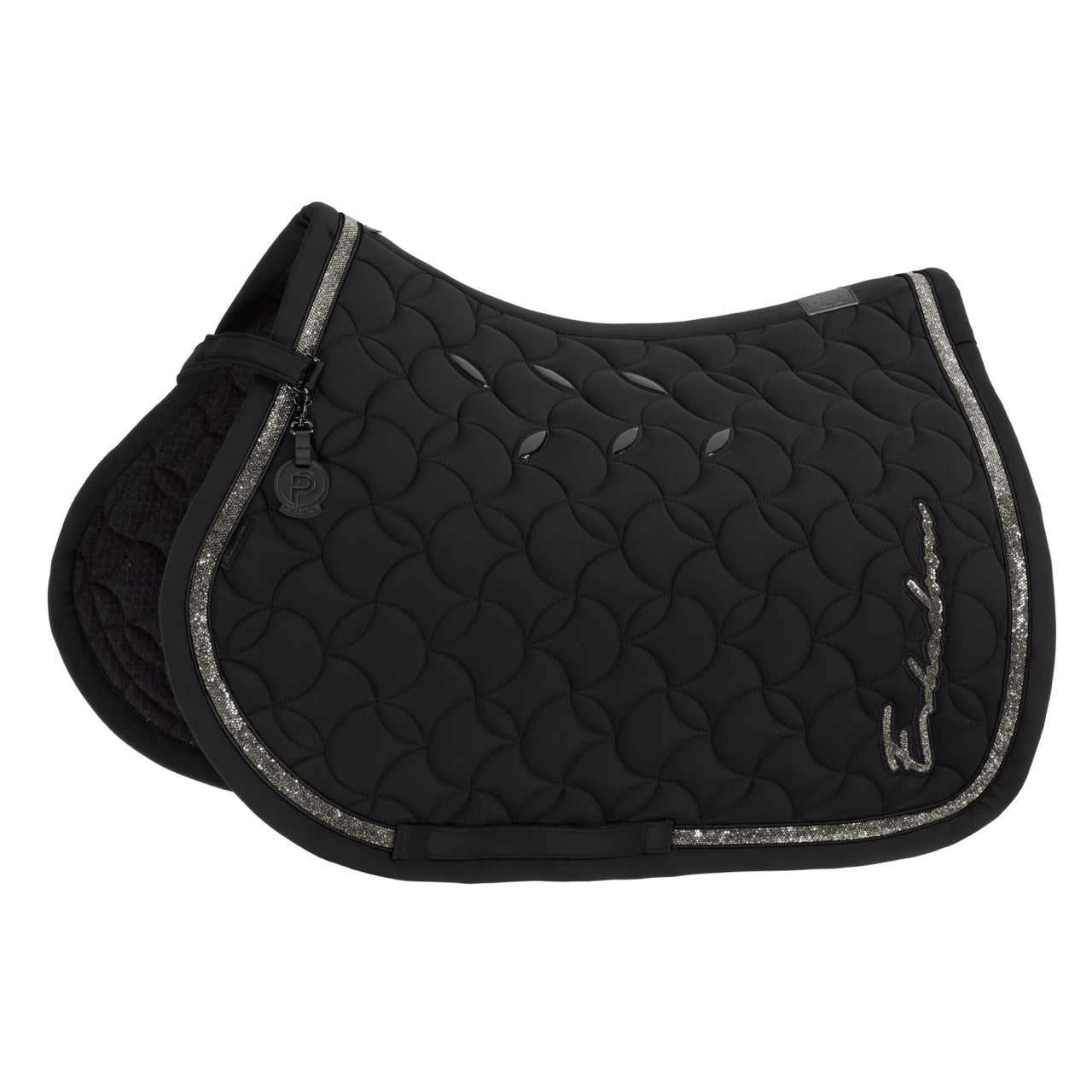 Eskadron Zadeldek Pro Soft Glitter Platinum 26/27 Zadeldoeken - Maddelin Equestrian