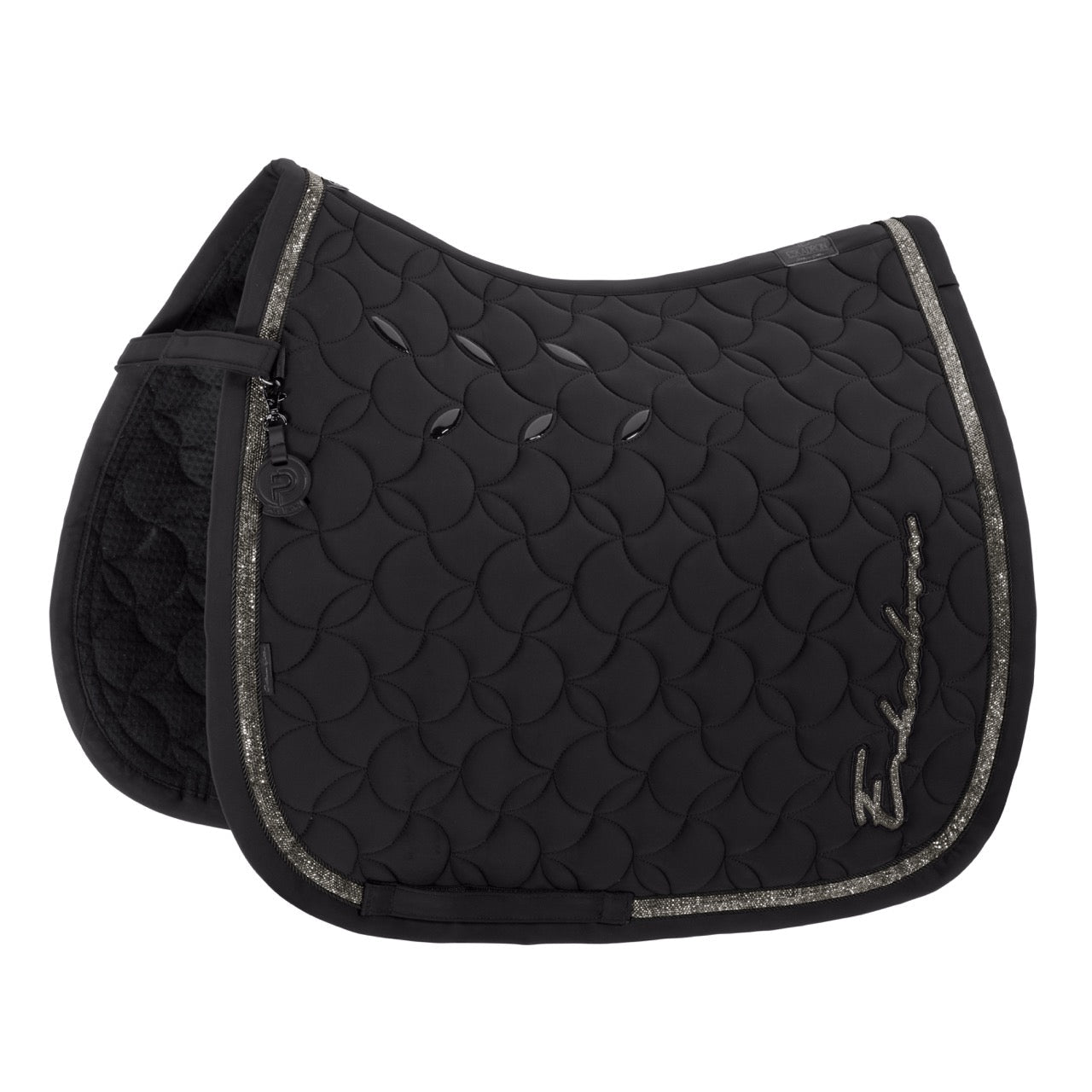 Eskadron Zadeldek Pro Soft Glitter Platinum 26/27 Zadeldoeken - Maddelin Equestrian