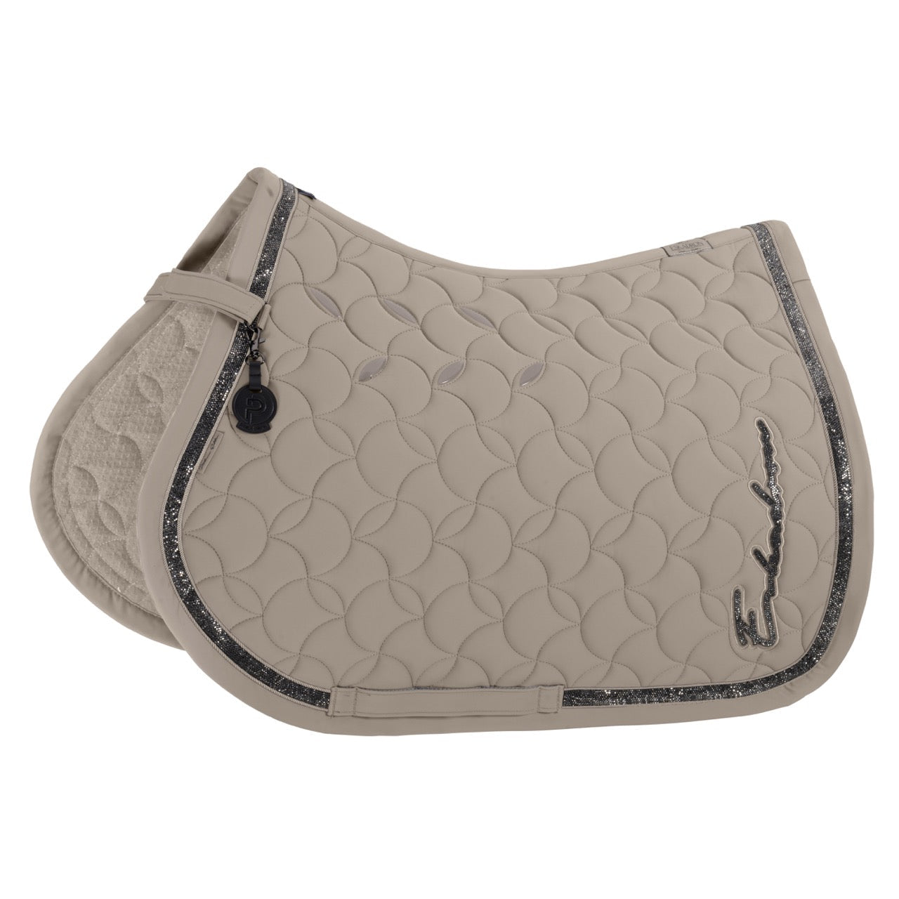 Eskadron Zadeldek Pro Soft Glitter Platinum 26/27 Zadeldoeken - Maddelin Equestrian