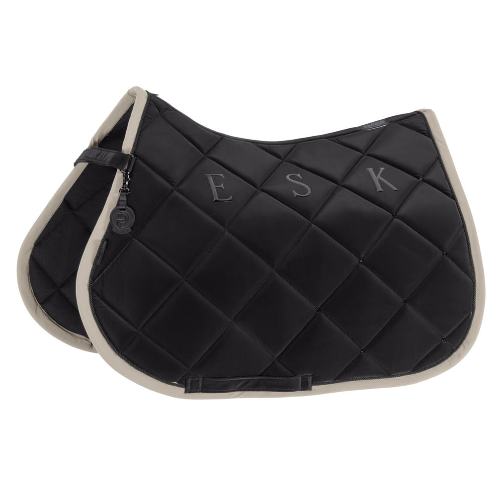 Eskadron Zadeldek Silk Contrast Diamond Platinum 26/27 Zadeldoeken - Maddelin Equestrian