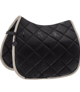 Eskadron Zadeldek Silk Contrast Diamond Platinum 26/27 Zadeldoeken - Maddelin Equestrian