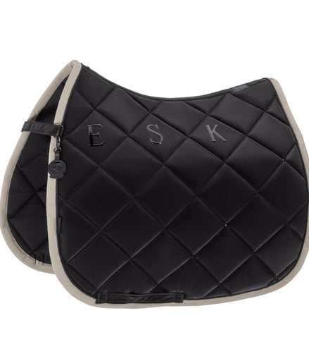 Eskadron Zadeldek Silk Contrast Diamond Platinum 26/27 Zadeldoeken - Maddelin Equestrian