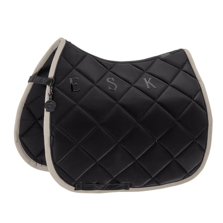 Eskadron Zadeldek Silk Contrast Diamond Platinum 26/27 Zadeldoeken - Maddelin Equestrian
