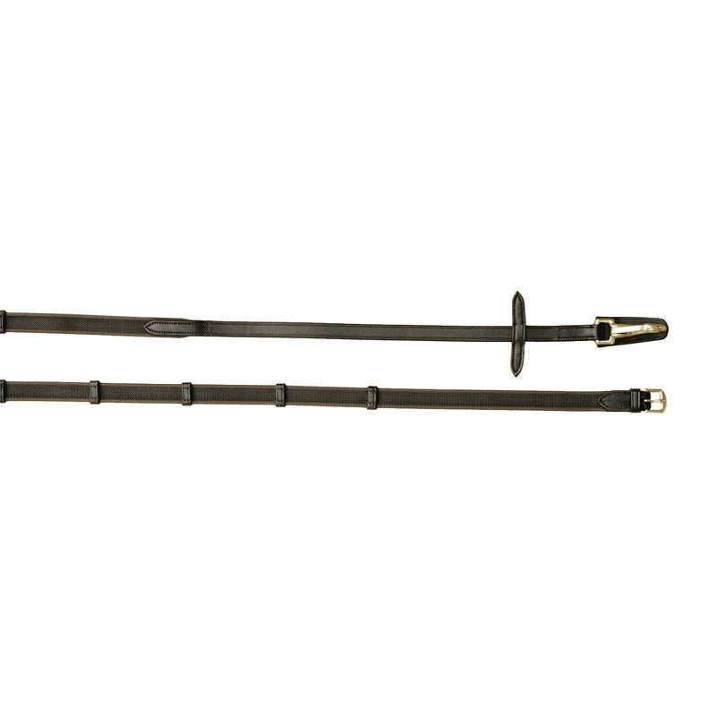 Euroriding Antislip Teugels Met Karabijnhaak Natural Line Teugels - Maddelin Equestrian Euroriding