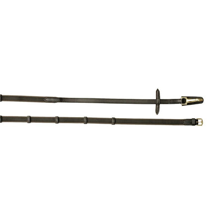 Euroriding Antislip Teugels Met Karabijnhaak Natural Line Teugels - Maddelin Equestrian Euroriding