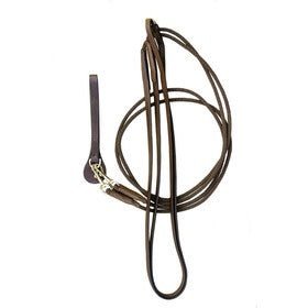 Euroriding Draw Reins in Leather ER - 40 Hulpteugels - Maddelin Equestrian Euroriding