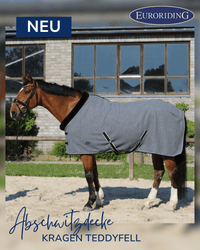 Euroriding Fleece Rug met Teddykraag Zweetdekens - Maddelin Equestrian Euroriding