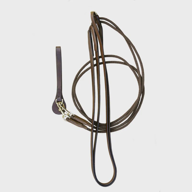 Euroriding New German Slofteugels in leder Hulpteugels - Maddelin Equestrian Euroriding