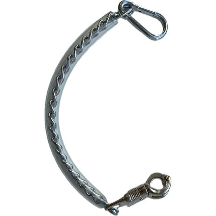Euroriding Vastzetketting met Paniekhaak en Karabijnhaak – PVC Gecoat Stalbenodigdheden - Maddelin Equestrian