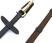 Euroriding Web Reins Pessoa With Snap Hook; Natural Line Teugels - Maddelin Equestrian Euroriding
