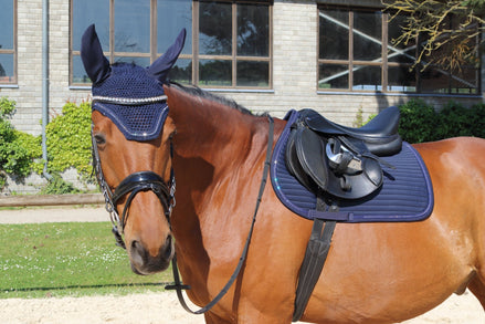 Euroriding Zadeldek Bright met Kristallen Luxe & Comfort Zadeldoeken - Maddelin Equestrian Euroriding