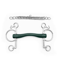 Fager Andrea Hard Rubber bit Baby pelham Pelham - Maddelin Equestrian Fager
