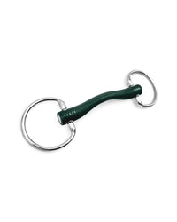 Fager Andrea Hard Rubber bit Fixed rings Bus, D, Eggbutt,... - Maddelin Equestrian Fager
