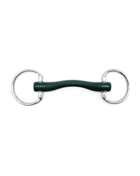 Fager Andrea Hard Rubber bit Fixed rings Bus, D, Eggbutt,... - Maddelin Equestrian Fager