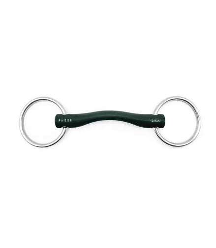 Fager Andrea Hard Rubber bit Watertrens Watertrens - Maddelin Equestrian Fager