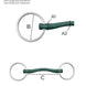 Fager Andrea Hard Rubber bit Watertrens Watertrens - Maddelin Equestrian Fager