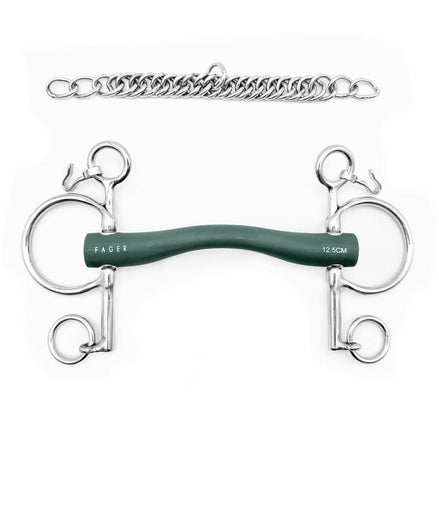 Fager Andrea Soft Rubber bit Baby pelham Pelham - Maddelin Equestrian Fager