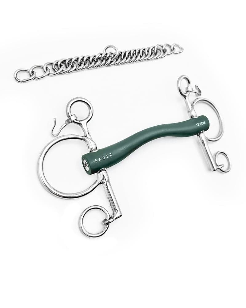 Fager Andrea Soft Rubber bit Baby pelham Pelham - Maddelin Equestrian Fager