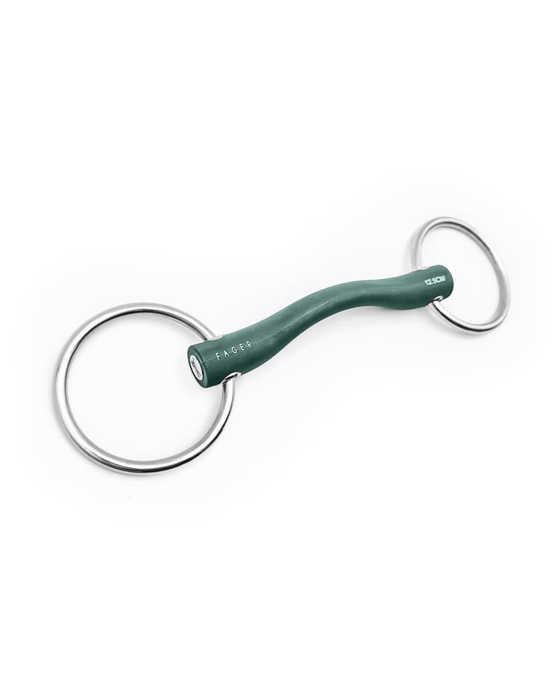 Fager Andrea Soft Rubber bit Watertrens Watertrens - Maddelin Equestrian Fager