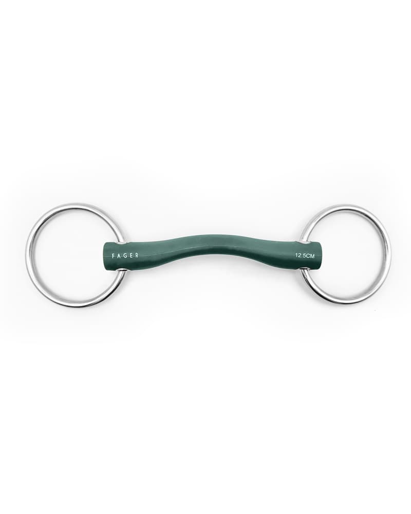 Fager Andrea Soft Rubber bit Watertrens Watertrens - Maddelin Equestrian Fager