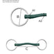 Fager Andrea Soft Rubber bit Watertrens Watertrens - Maddelin Equestrian Fager