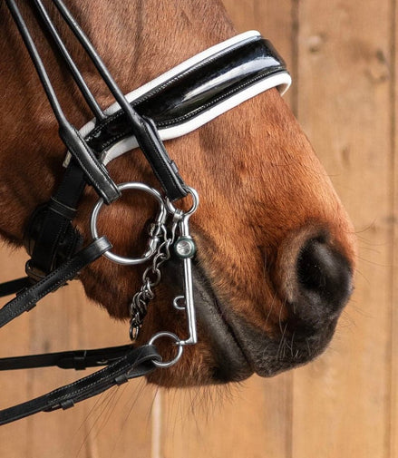 Fager Andrea Soft Rubber Weymouth Dressuurstang - Maddelin Equestrian Fager