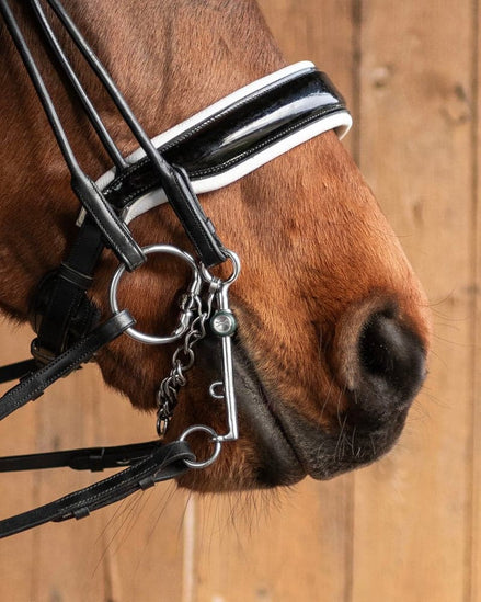 Fager Andrea Soft Rubber Weymouth Dressuurstang - Maddelin Equestrian Fager
