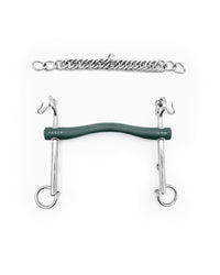 Fager Andrea Soft Rubber Weymouth Dressuurstang - Maddelin Equestrian Fager
