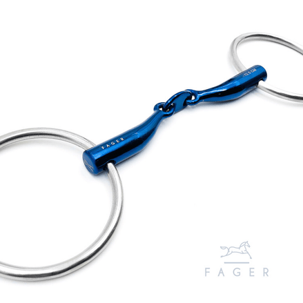 Fager Carl Titanium Fixed rings Watertrens - Maddelin Equestrian Fager