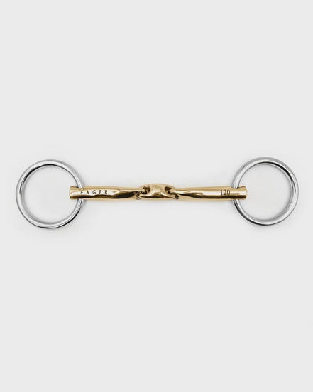 Fager Celice Sweet Gold Onderlegtrens Losse ringen 12mm Onderlegtrens - Maddelin Equestrian Fager