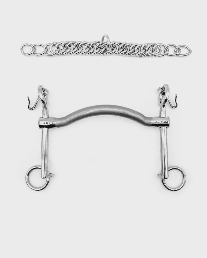 Fager Charles Sweet iron Stang 7cm - 14mm Dressuurstang - Maddelin Equestrian Fager