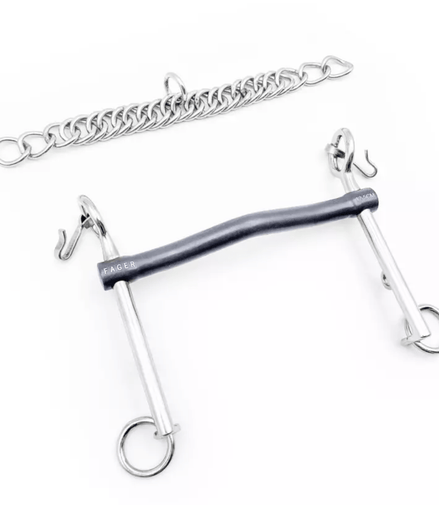 Fager Elisabeth Titanium Stang 7cm 135mm Testbit Test - Maddelin Equestrian Fager