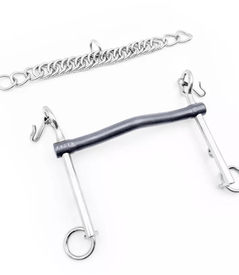 Fager Elisabeth Titanium Stang 7cm 135mm Testbit Test - Maddelin Equestrian Fager