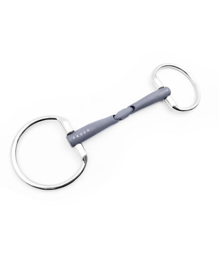 Fager Emil Titanium Fixed Rings Bus, D, Eggbutt,... - Maddelin Equestrian Fager