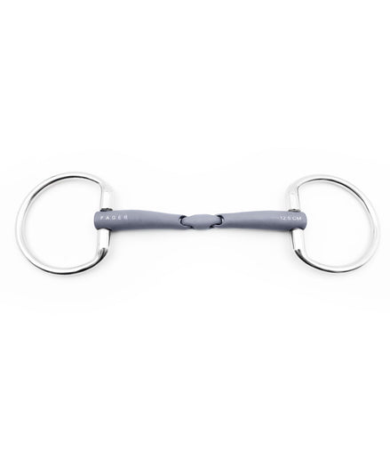 Fager Emil Titanium Fixed Rings Bus, D, Eggbutt,... - Maddelin Equestrian Fager
