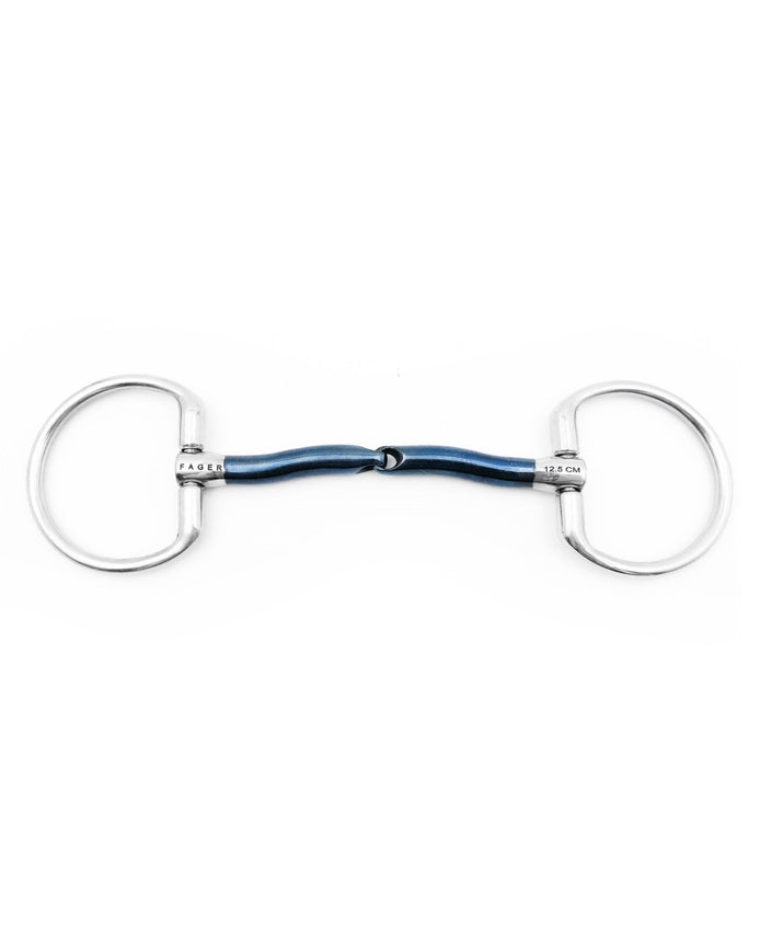 Fager Gustav Sweet Iron Fixed Rings Bus, D, Eggbutt,... - Maddelin Equestrian Fager