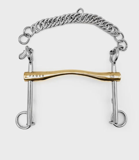 Fager Lincoln Sweet Gold Stang 16mm - 7cm Dressuurstang - Maddelin Equestrian Fager